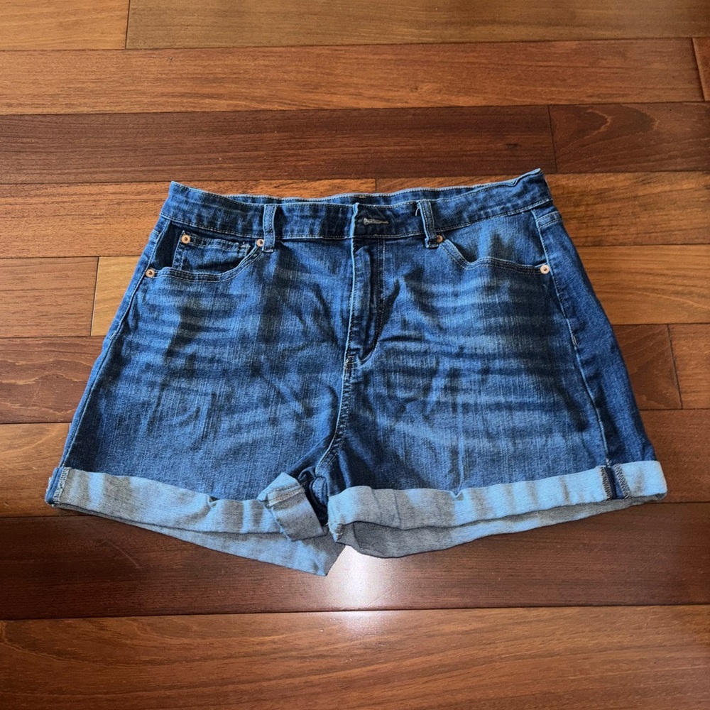 No Boundaries Denim Blue Women's Shorts
